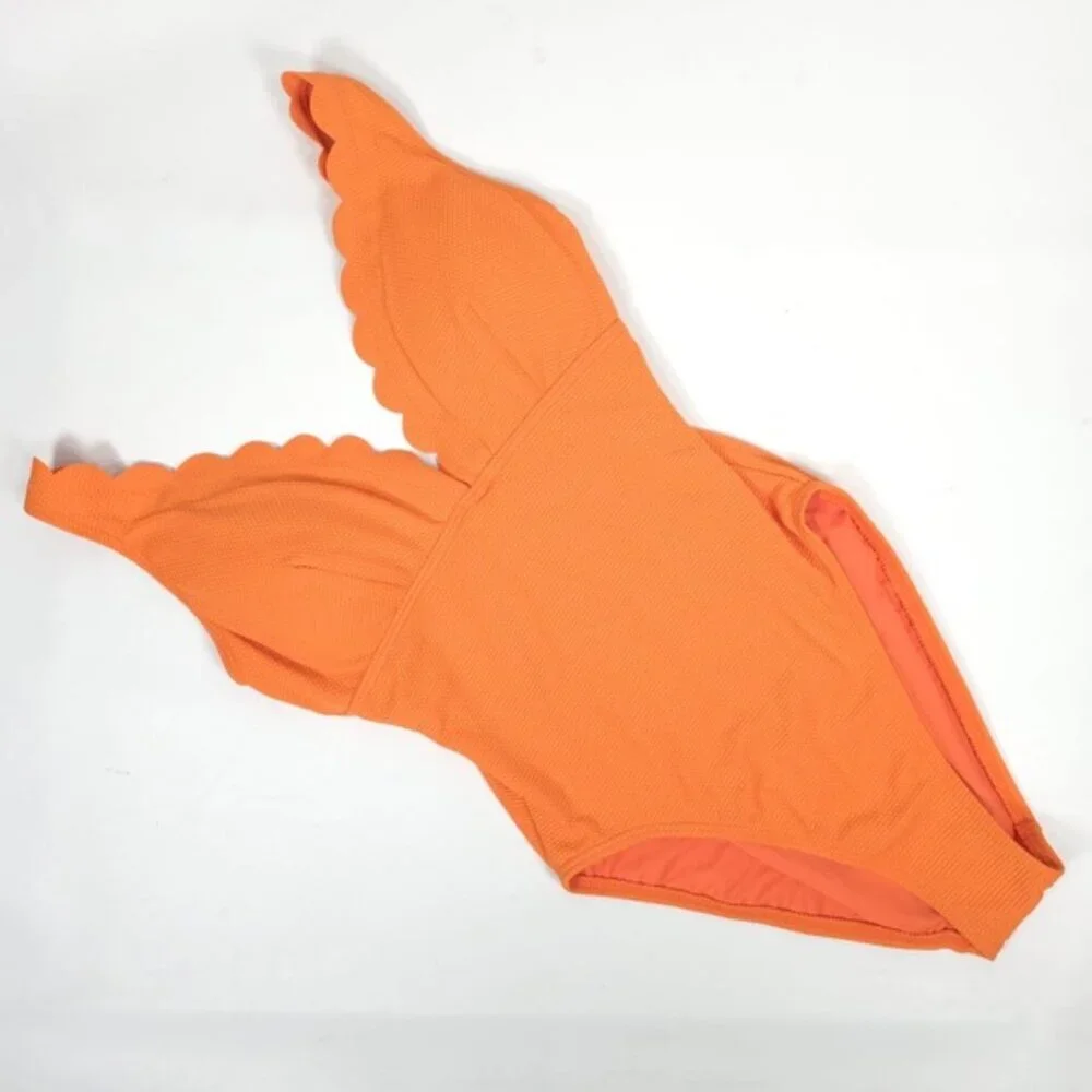 NWT Kate Spade One Piece Swimsuit Satsuma Orange S9B428A‎ Size S